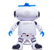 DANCE ROBOT elemes világító, zenélő robot játék + postaköltség csak 1 Ft