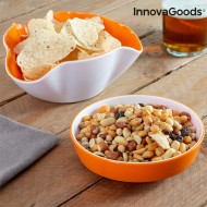 InnovaGoods Snack Tál 2 az 1-ben (2 db) + postaköltség csak 1 Ft
