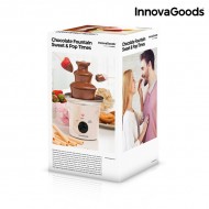 InnovaGoods Sweet & Pop Times Csokoládéfondü Készítő 70W Fehér Acél + postaköltség csak 1 Ft
