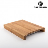 Bambusz Vágódeszka Tálcával TakeTokio + postaköltség csak 1 Ft