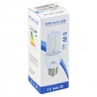 LED izzó E27 - 5W + postaköltség csak 1 Ft