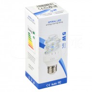 LED izzó spirál E27 - 5W + postaköltség csak 1 Ft