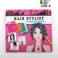 Divat Jegyzetfüzet Gyerekeknek - Hair Stylist + postaköltség csak 1 Ft