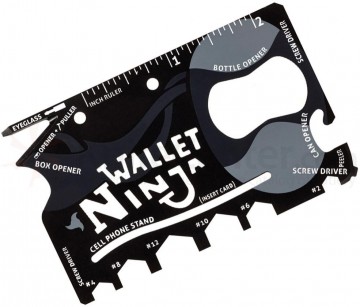 Wallet Ninja - 18 az 1-ben hitelkártya méretű…